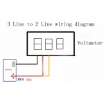 Digital Volt Meter 0 - 100 VDC 0.28" 